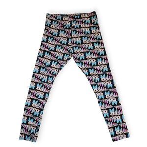 EC LULAROE DISNEY MINNIE MOUSE LEGGINGS SZ.TALL AND CURVY